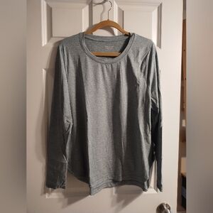 Athleta Heather Gray Uptempo Tee